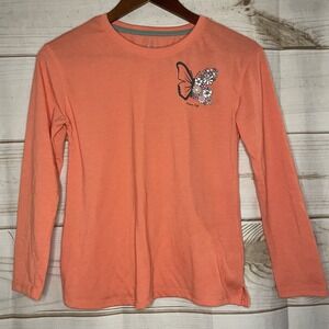 Wonder Nation‎ Girl's X-Large 14-16 Coral Long Sleeve T-Shirt